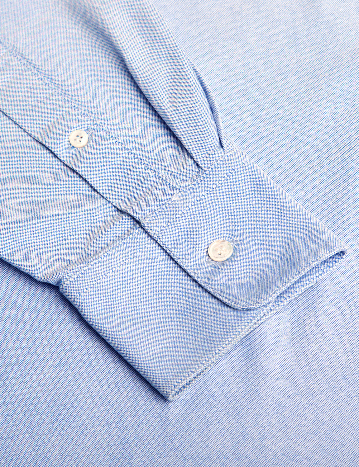 Blue Oxford Button Down Shirt
